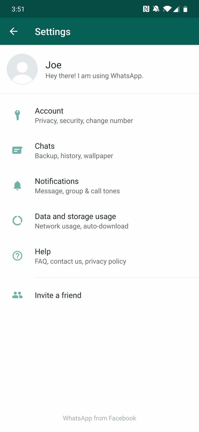 Mensajes de copia de seguridad de WhatsApp Android