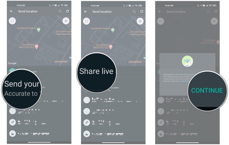 Cómo compartir ubicación en WhatsApp para Android