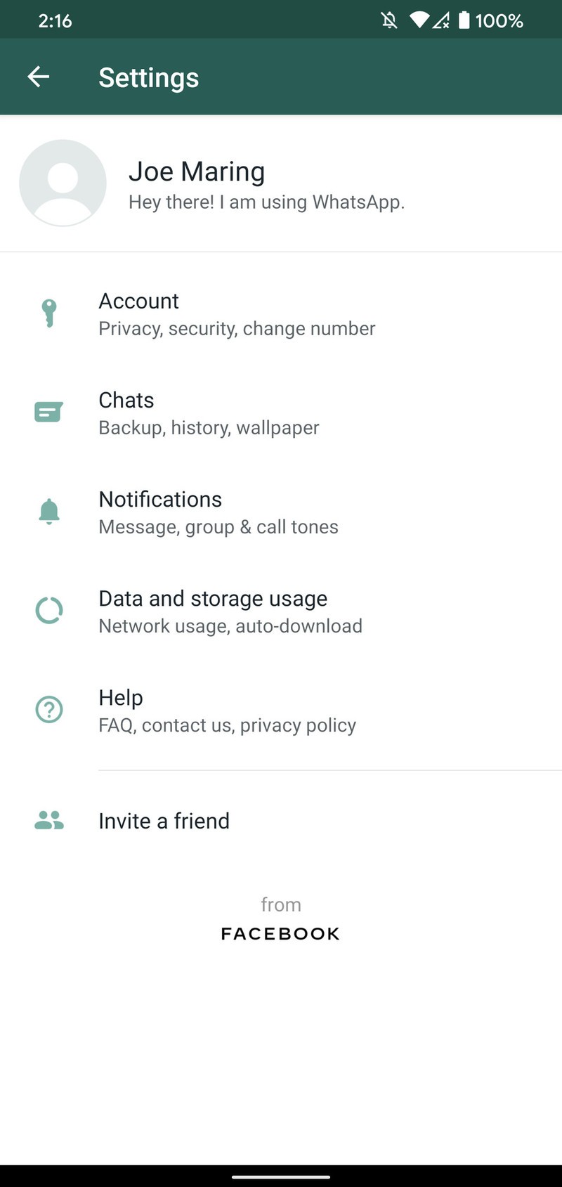Configurar la autenticación de dos factores en WhatsApp